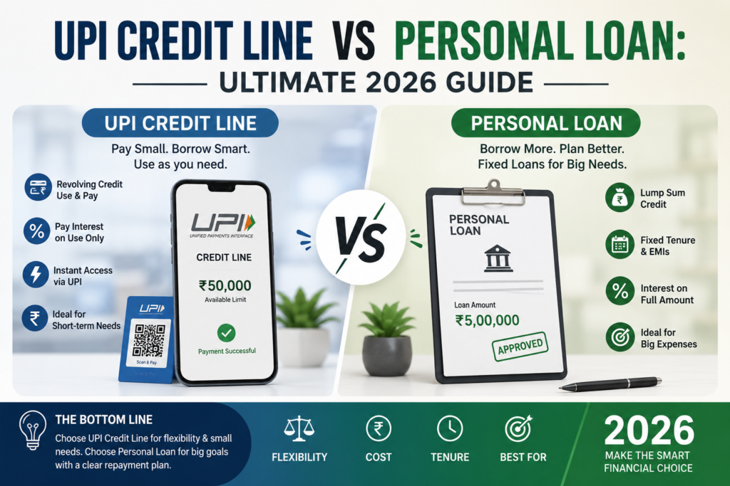 UPI Credit Line Vs Personal Loan: Ultimate 2026