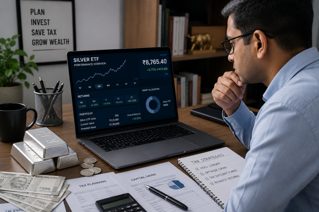 Tax Implications On Silver ETF Returns In India investment and taxation guide