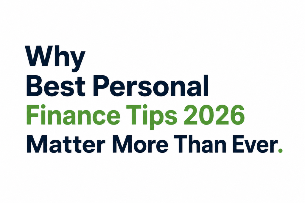 Why Best Personal Finance Tips 2026 Matter More Than Ever