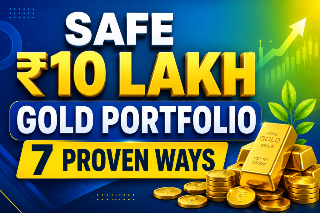 Safe 10 Lakh Gold Portfolio 7 Proven Ways