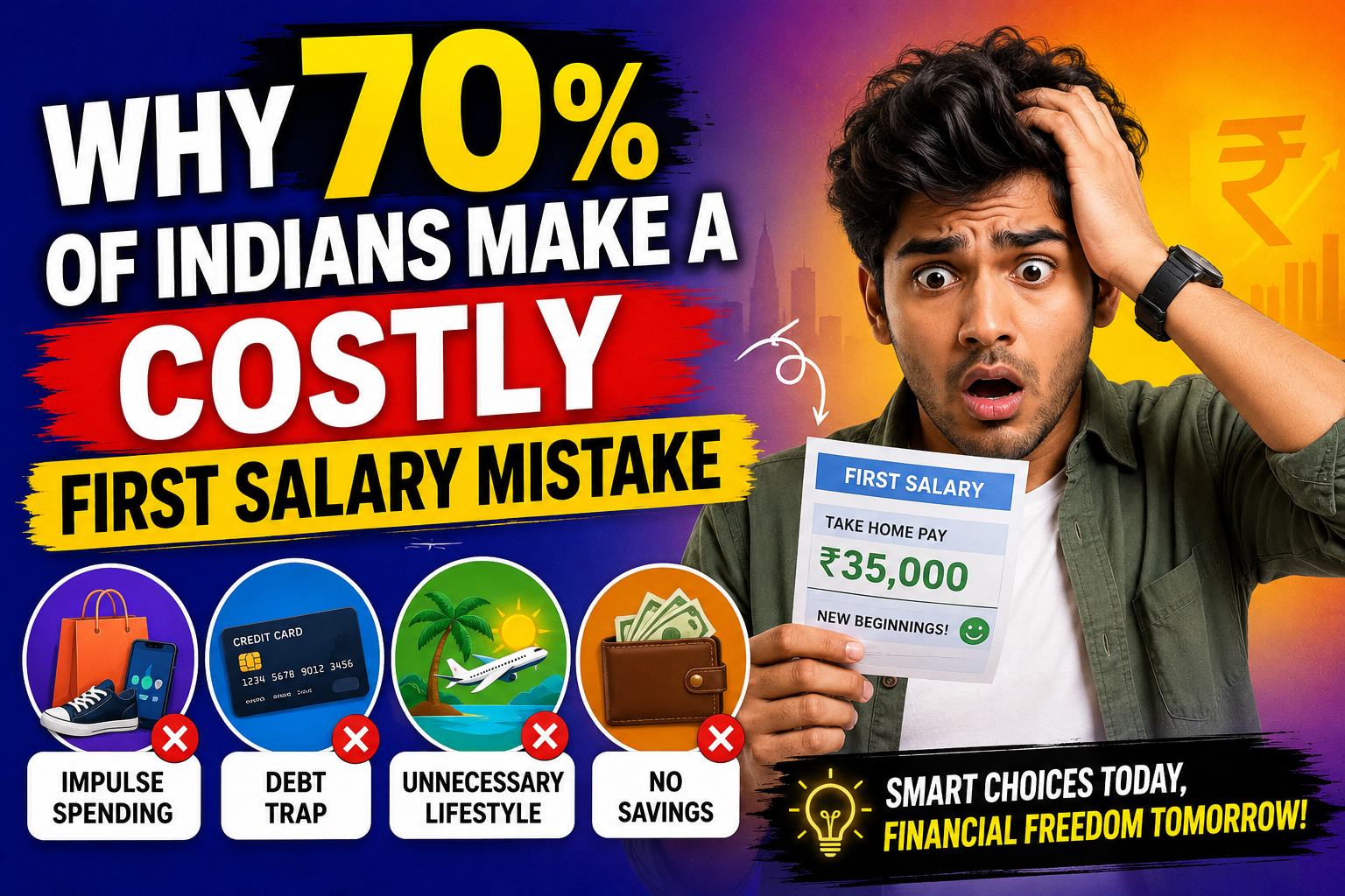 Why 70% Of Indians Make A Costly First Salary Mistake