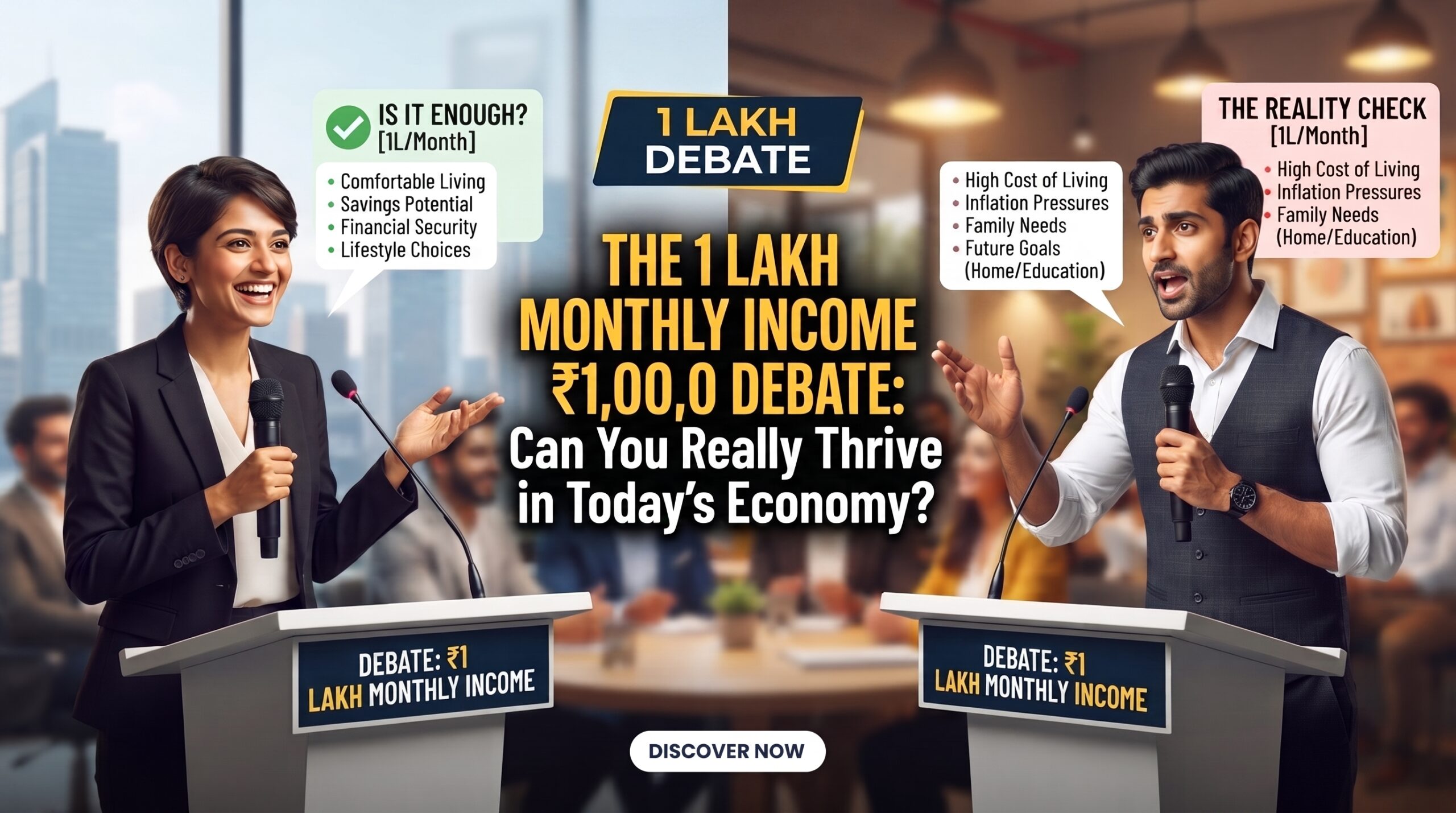 1 Lakh Monthly Income Debate 2026