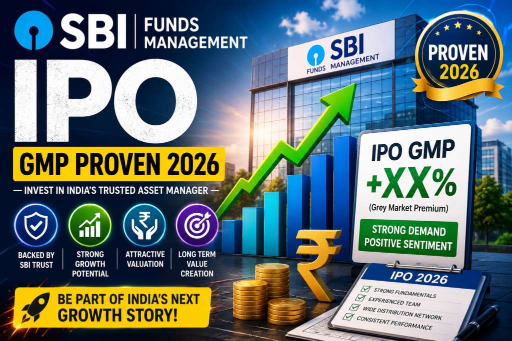 SBI Funds Management IPO GMP Proven 2026